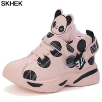 skhek winter new children casual boots girls boys short boots shoes kids sneakers tendon baby running shoes child sport shoes