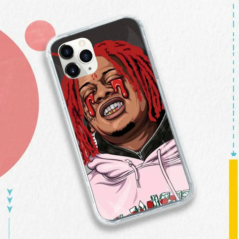 

Trippie redd Rapper Lifes a trip high quality Phone Case shell for iPhone 11 12 pro XS MAX 8 7 6 6S Plus X 5S SE 2020 XR