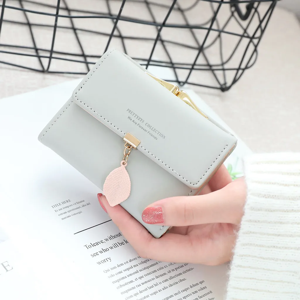 Женский короткий кошелек мини молния мягкие бумажники сумки для ключей унисекс