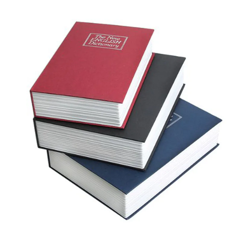 Сейф для книги с переключателем и ключом копилка монет накопительная