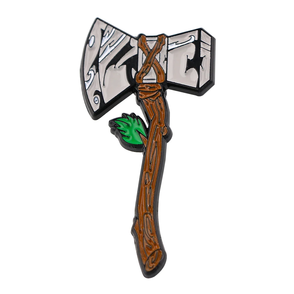 

DB909 Ax Pin Badge Horror Movie Enamel Pins Brooch for Women Men Punk Lapel Pin Badge Fashion Jewelry Gift