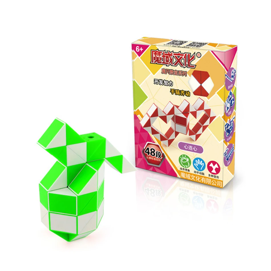 Обучающие игрушки для детей Moyu Cubing 48 скоростных кубиков змеи Волшебная