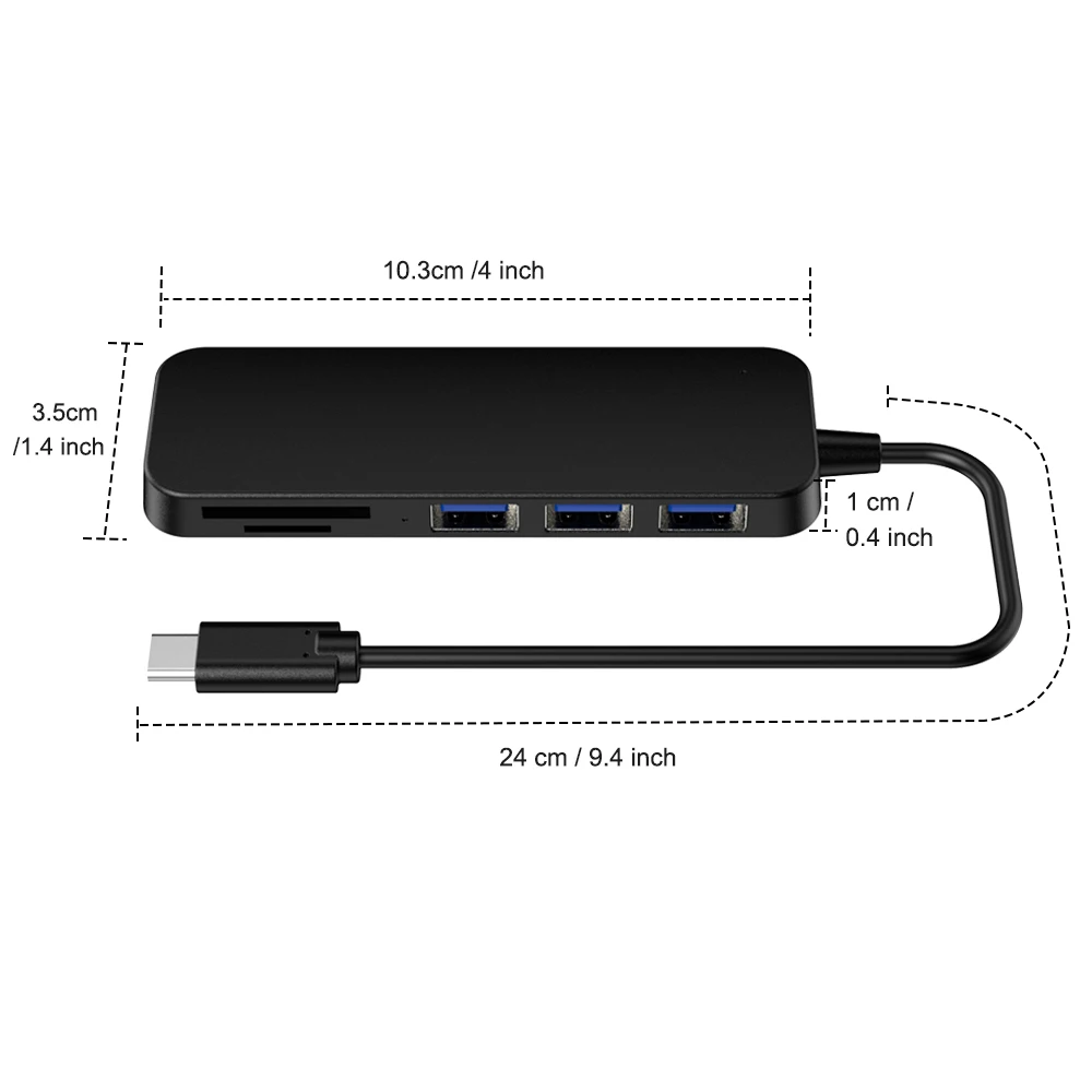 USB C Hub usb-хаб 3 0 разветвитель мульти-USB адаптер с портами устройство для чтения карт
