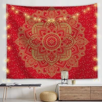 mandala bohemian styletapestry aesthetic wall hanging tapestry blanket living room bedroom background wall decoration cloth