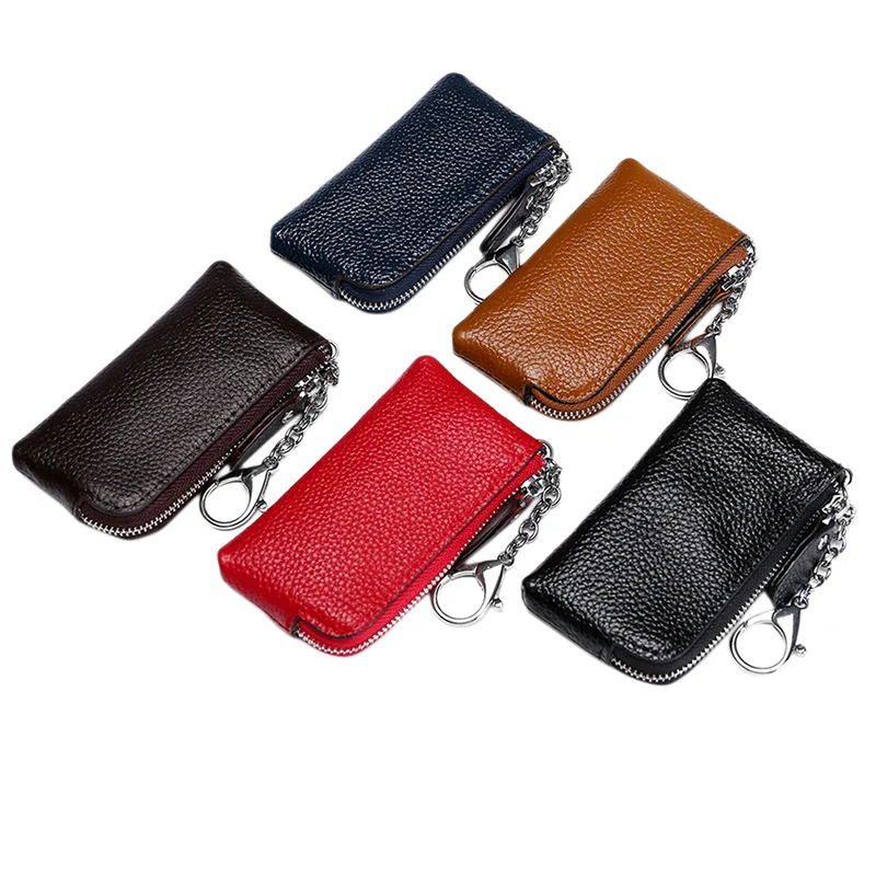 Унисекс винтажный Кошелек для монет из искусственной кожи на молнии кошельки