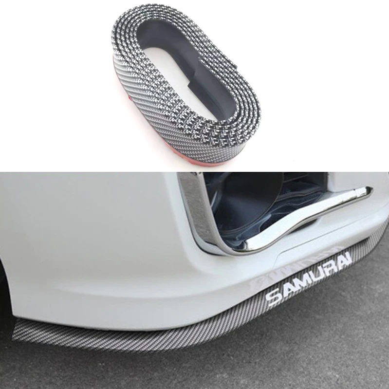 2 5 м автомобильный бампер для губ протектор из углеродного волокна Резиновая