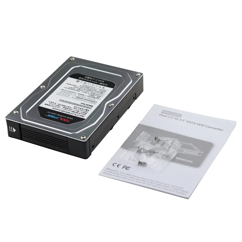 Корпус жесткого диска Zeadow Tool Free Dual Bay 2 5 дюйма до 3 с поддержкой SATA III RAID 0 1 jbo и