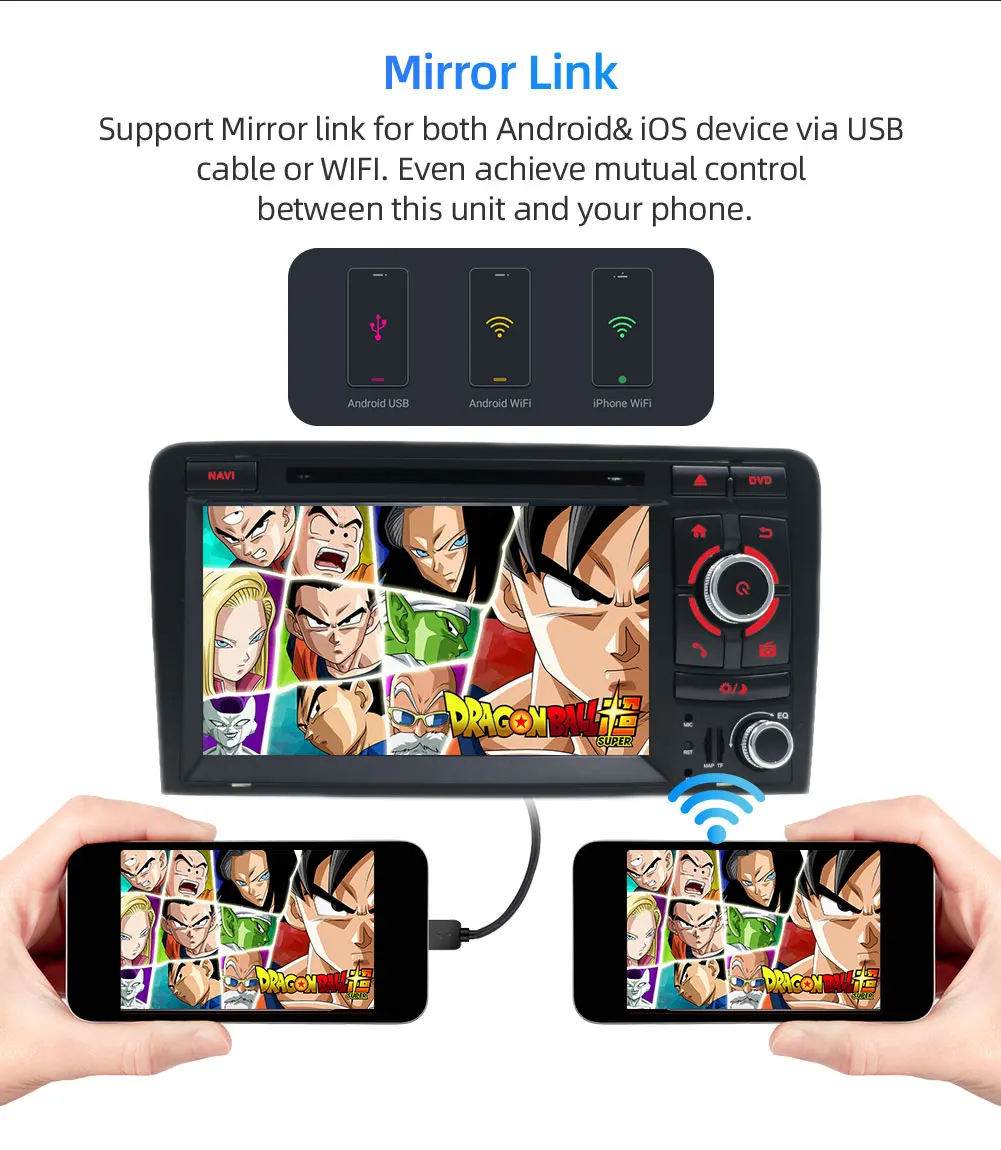 Авторадио Android 9,0 для Audi A3 8P S3 RS3 Fit 2003-2011 двойной 2 din автомобильный DVD Радио стерео аудио 4G 64G HDMI мультимедиа вайфай