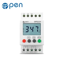 3 phase 380v 50 60hz protector adjustable under over voltage protector monitoring sequence protection relay