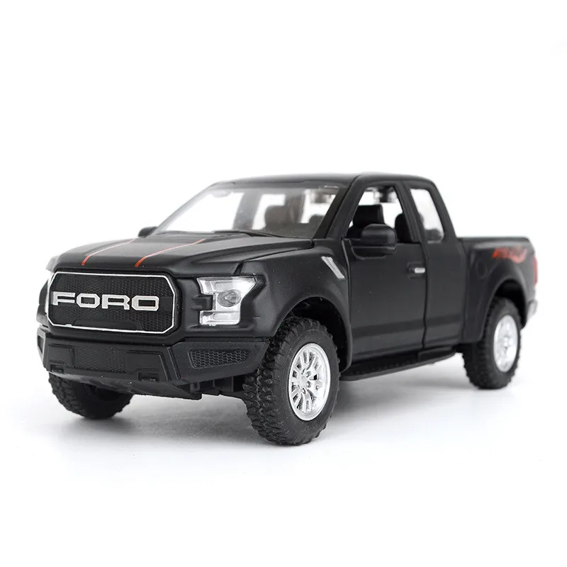 Высокое качество 1:32 Raptor F150 звукосниматель сплава модель имитация металла звук и