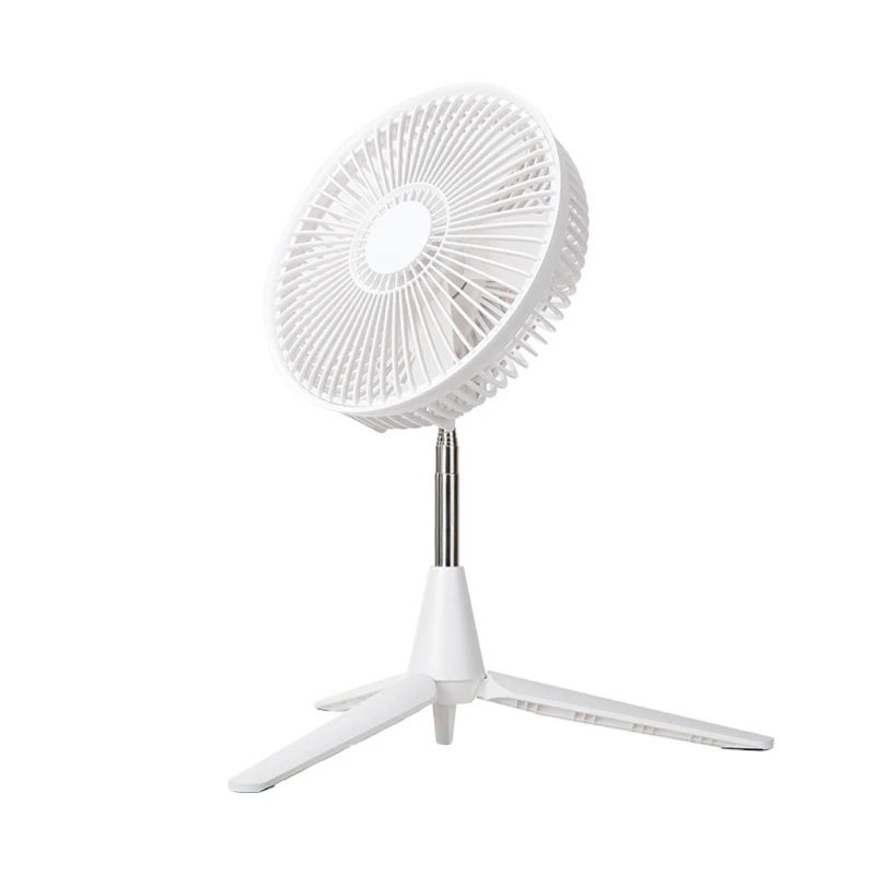 

USB Rechargeable 8000mAh 4 Speed Camping Fan Remote Control Timer Hanging Fan Telescopic Desk Fan for Outdoor Home Bed