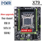 Материнская плата X79 LGA 2011 USB 3,0 STAT 3,0 M.2 четырехканальная NVME с поддержкой ЦП Xeon DDR3 ECC RAM