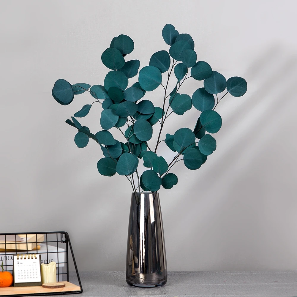 

Сушеные Ветви Эвкалипта 45-50 см, букет свежих цветов из натуральных зеленых растений, украшение для сада и дома