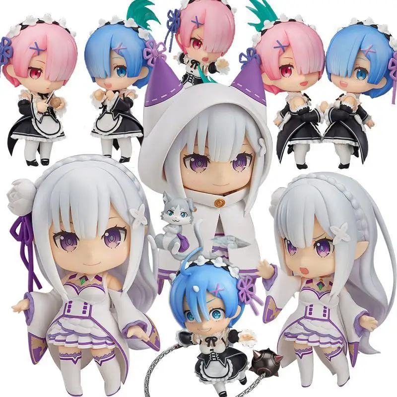 Re: жизнь в другом мире Zero Emilia Rem версия японского аниме ПВХ фигурка Коллекционная