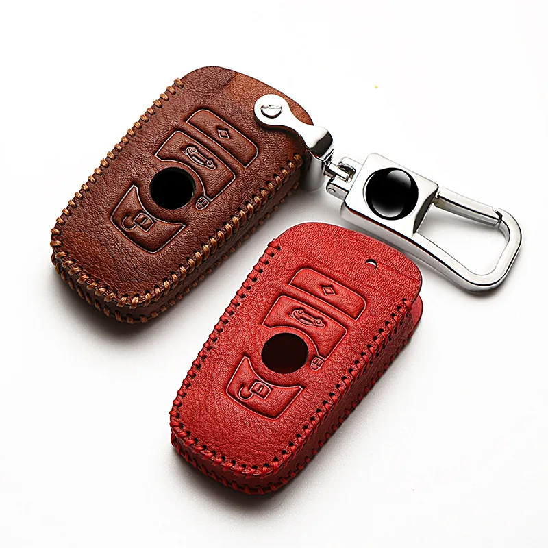 Чехол для автомобильного ключа из натуральной кожи BMW F30 E90 E88 E86 E93 E87F10 F15 M3 M1 2 3 5