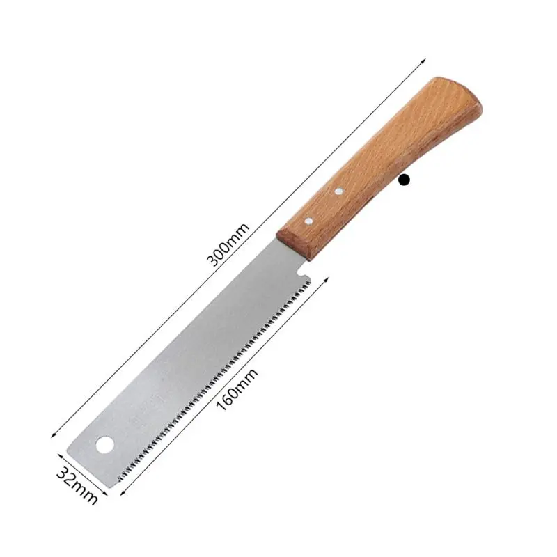 

Mini Hand Saw for Woodworking SK5 Carbon Steel Tenon Fine Tooth Wooden Handle 35ED