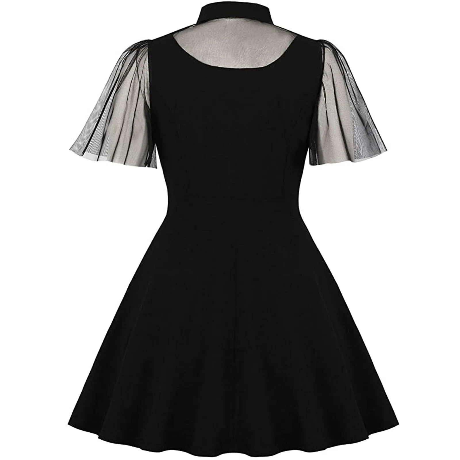 Женское платье накидка с рукавом и воротником стойкой в стиле ретро Сексуальная