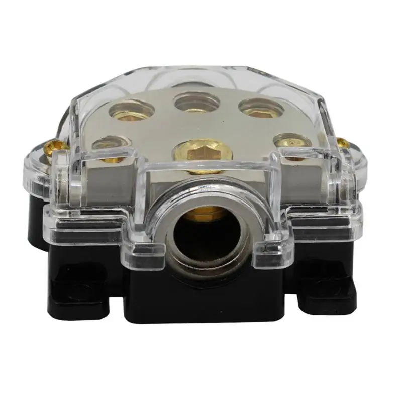 

1 шт. Прочный портативный автомобильный аудиоразветвитель, блок дистрибьютора