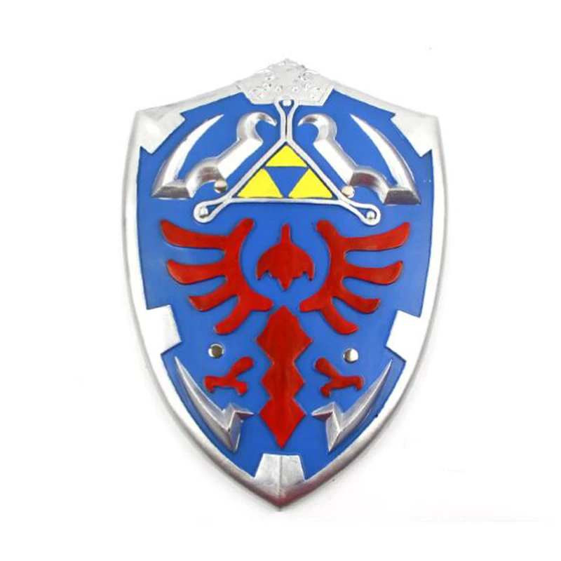 Escudo de enlace de juego para ni&ntilde;os, Arma de PU, utillaje para Halloween, juego de rol seguro-2