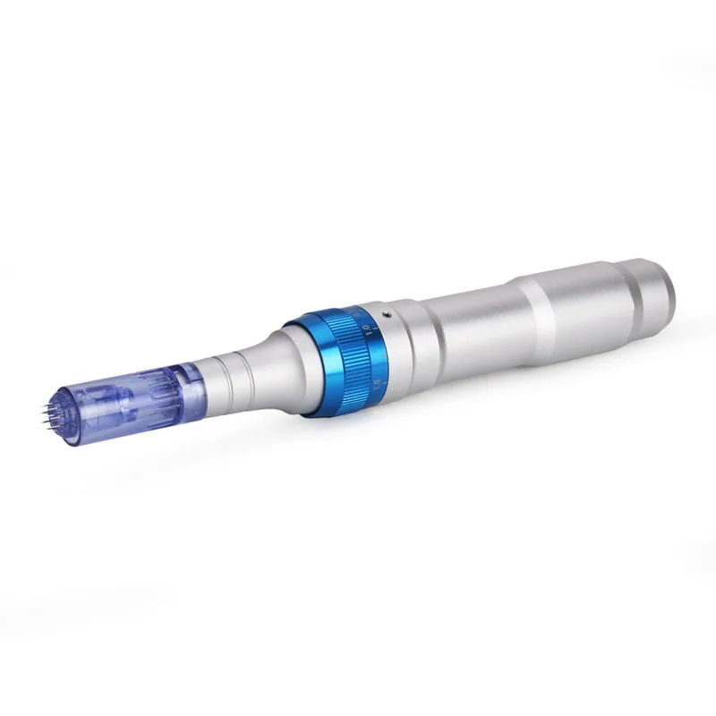 Ultima Derma Pen A6 Permanente Беспроводная и Проводная Электрическая Микро самонаборный штамп терапия микро игла система микрокровотечения - Цвет: AU PLUG