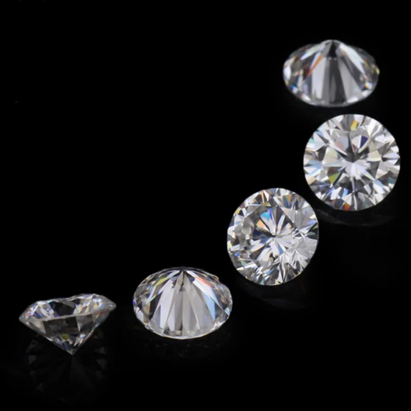 2022 jewelry Making Moissanite Diamonds  3ct 9mm Moissanite with CertificateCan be made   forearrings