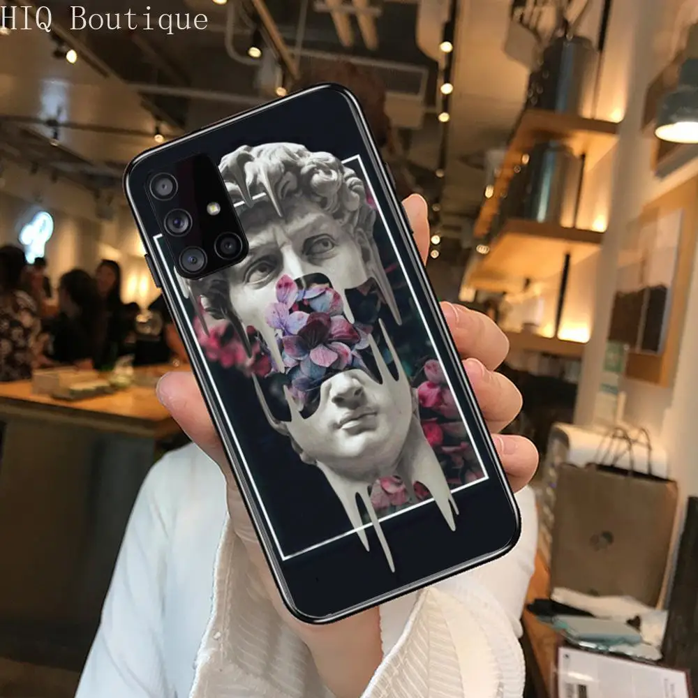 

Hard to break Phone Case Hull For Samsung Galaxy A 90 50 51 20 71 70 40 30 10 80 E 5G S Black Shell Art Cell Cover