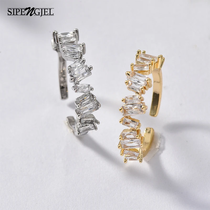 SIPENGJEL модные кубические циркониевые летние готические кольца на палец