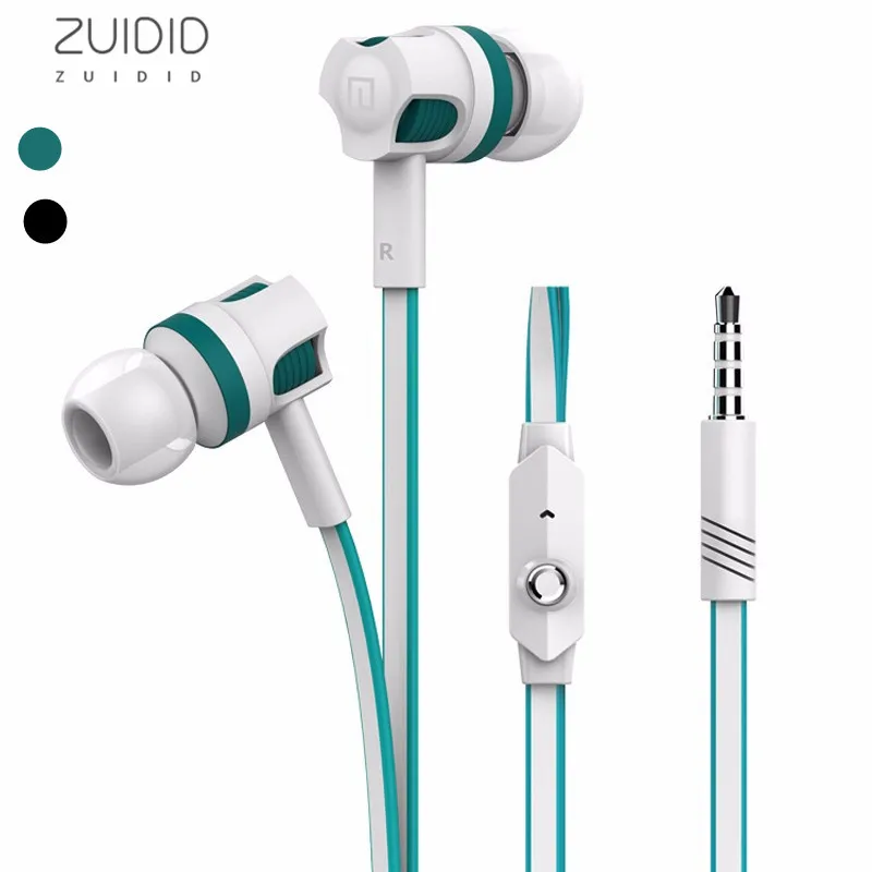 

Noodle Line In-Ear Earphones Wire-Controlled Heavy Bass Noise Reduction MP3 Mobile Phone General Sports Music Headphones