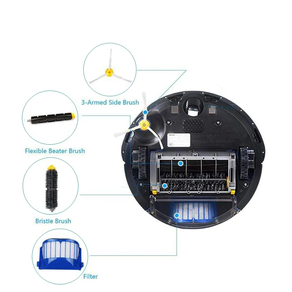 

14pcs/set Vacuum Cleaner Repair Parts Kit for 585 595 614 630 650 690 670 680