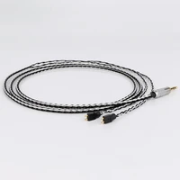 preffair 7n single crystal silver plated upgrade cable for fitear mh334 mh335dw togo334 private 223 private 333 f111 headphone