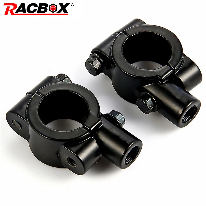 Держатель для зеркала заднего вида мотоцикла 2 шт. 22 мм 10 мм/8 7 / 8 дюймов|Боковые и