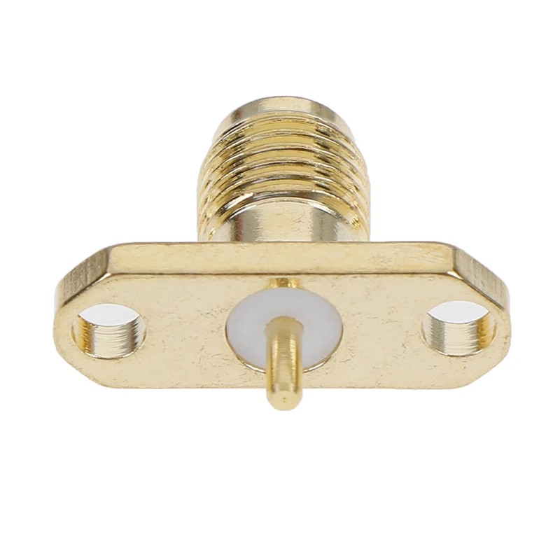 

SMA Female 2 Hole Panel Flange Jack With Solder Post Terminal RF Connector