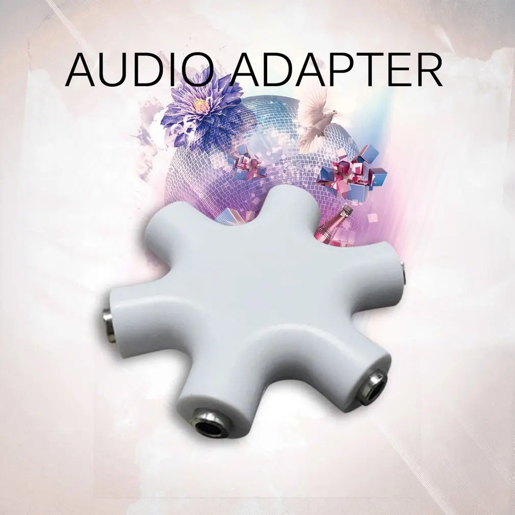 3.5mm Audio Conversion One Minute Five Snowflake Music Sharing Device Headset | Электроника