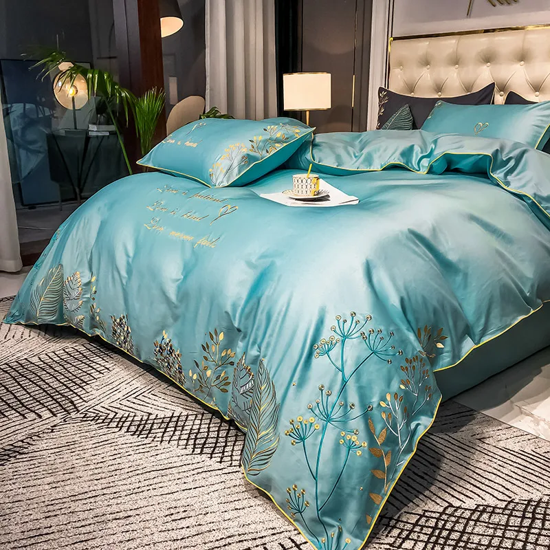 

TUTUBIRD-Multi Colors floral print bedlinen pastoral style bedclothes pillowcases 100% Egyptian cotton princess bedding sets