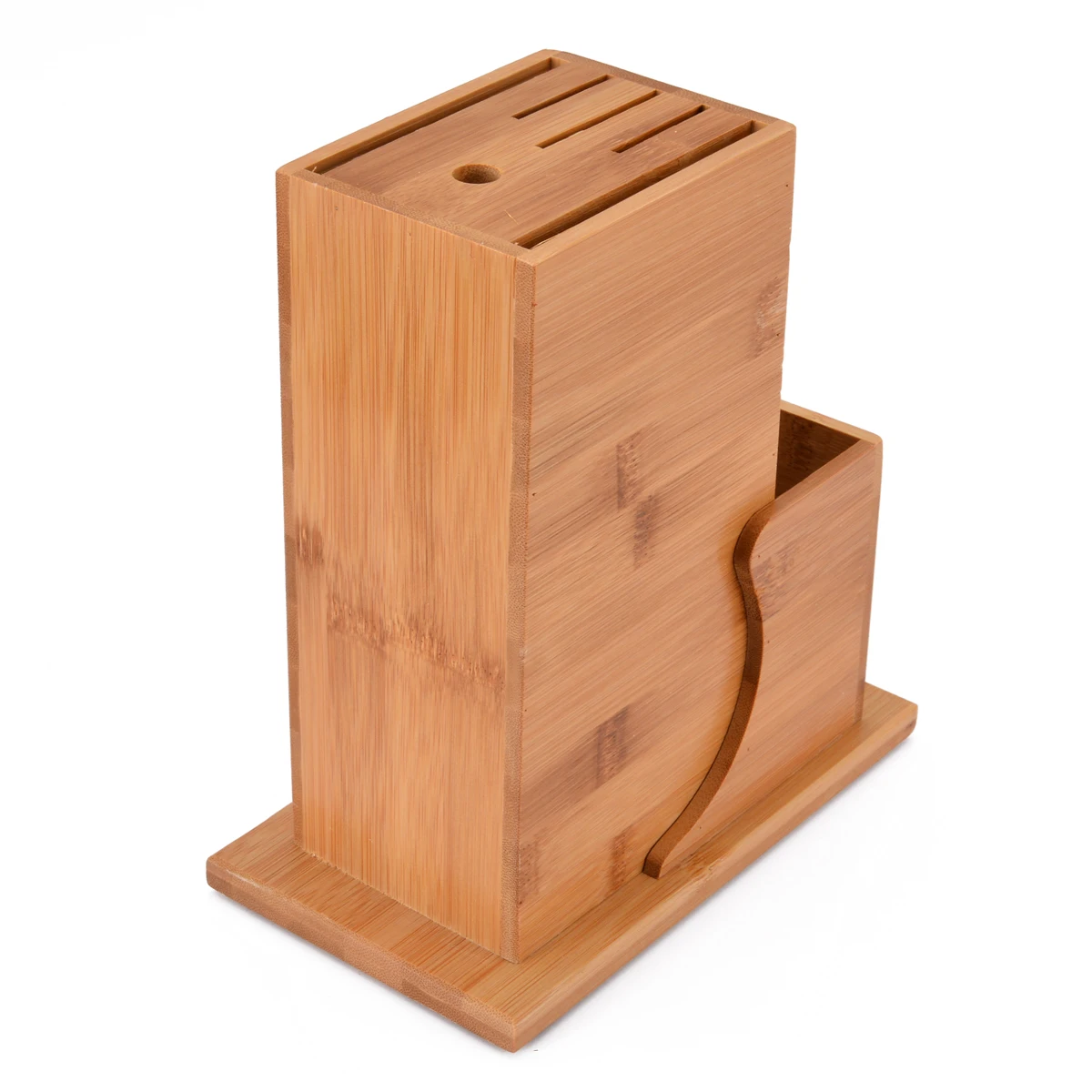 Бамбуковый держатель для кухонной утвари ножей стойка подставка кухонных