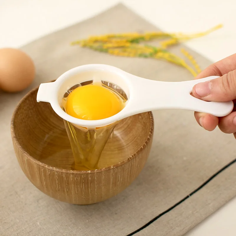 

2pcs Egg Yolk White Separator Egg Divider Egg Tools PP Food Grade Material