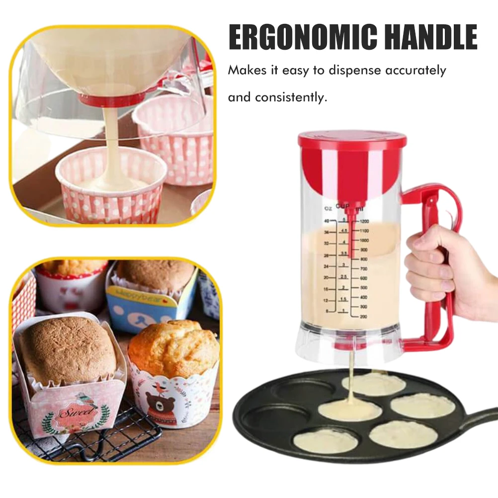 kitchen hand held electric pancake batter mixer dispenser blender machine baking tool kitchen appliance free global shipping