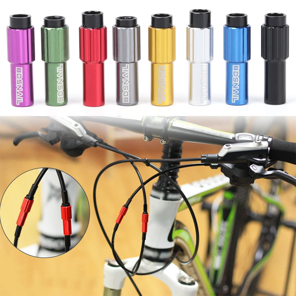 1 шт. разноцветный Велосипедный тормозной кабель коннектор переключения передач