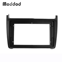 double 2 din android dash kit 9 inch car radio fascia fit for volkswagen polo 2014 stereo gps dvd player install panel frame