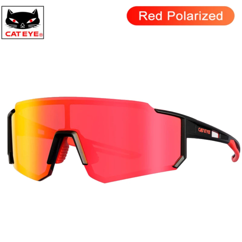 

Велосипедные Поляризованные спортивные очки CATEYE, UV400, спортивные очки для горного велосипеда, солнцезащитные очки с защитой от жира и близо...