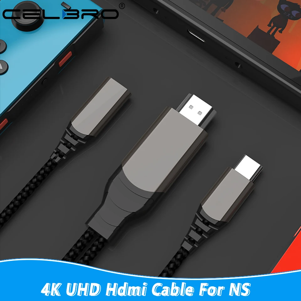 Адаптер для Nintendo Switch Hdmi 4K UHD TV видео проектор Hd ТВ адаптер 2 в 1 кабель конвертер
