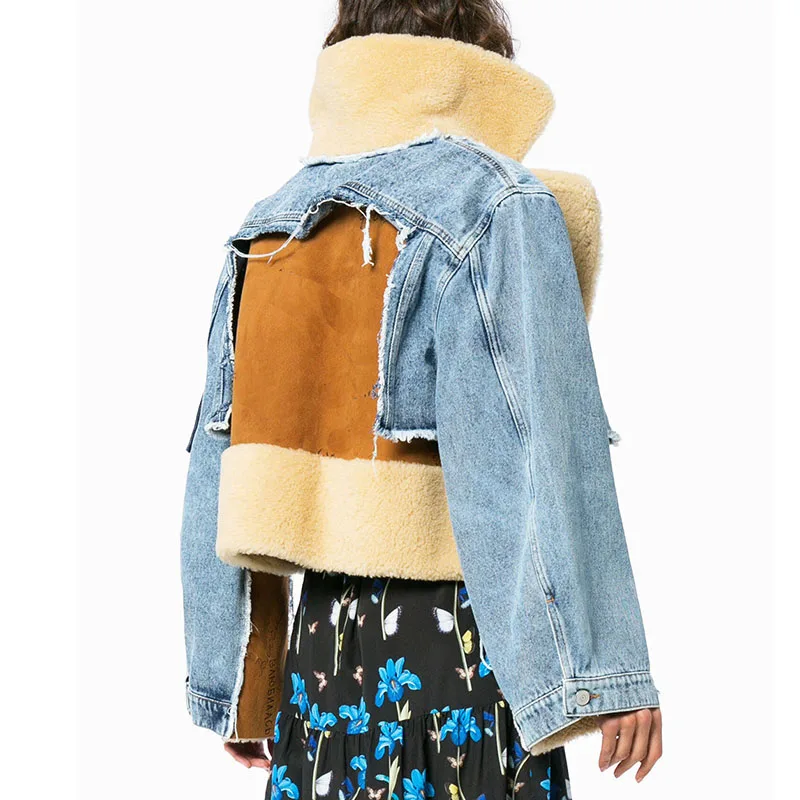 Зимняя верхняя одежда куртка толстое короткое пальто женское винтажное