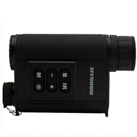 ziyouhu 6x magnification black laser rangefinder 500m night vision device optical laser measuring tool distance meter outdoor