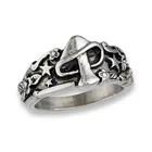 Женское кольцо в стиле ретро, готическое Винтажное кольцо в стиле панк, хип-хоп, рок-тёмная душа, несколько размеров