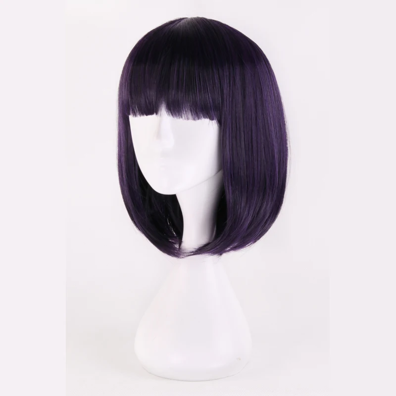 Парик для косплея Сэйлор Мун косплей из аниме Сейлор черные фиолетовые короткие