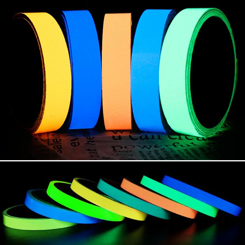 

3M Glow in the Dark Luminous Safety Tape High Bright Waterproof Removeble Photoluminescent Security Adhesive Sticker