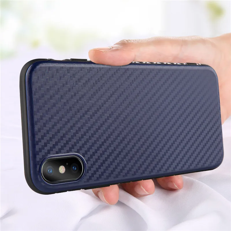 Lovebay чехол для телефона iPhone X XS Max 7 8 Plus Мягкий ТПУ Черный ПК анти-капля клетчатый