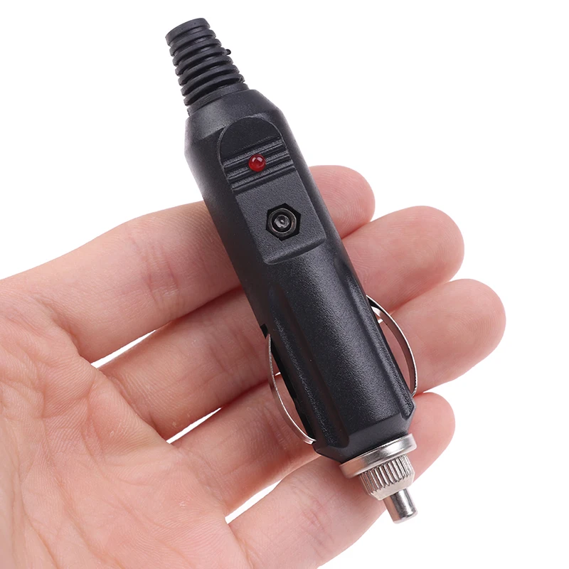 

1Pc New 12V 24V car cigarette lighter plug with light without wire socket converter