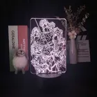 3D ночной Светильник будильник база светильник Delineascope детского офиса атмосферу приложение Управление база Nekopara манга для костюмированной вечеринки по японскому аниме лампа