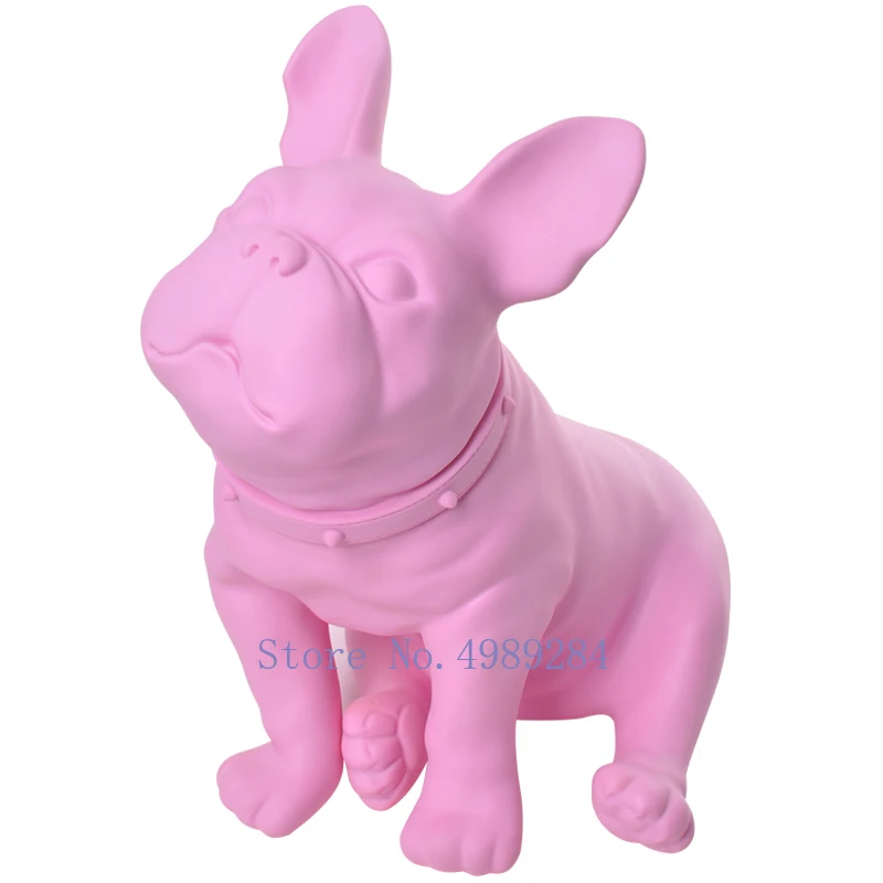 Французский бульдог украшение имитация собаки скульптура для дома гостиной